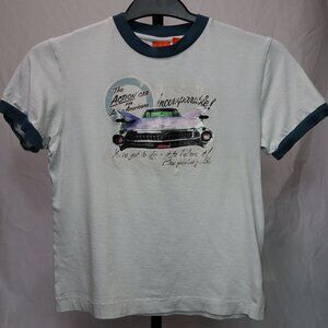 Kids Hugo Boss Blue Vintage Cadillac T-Shirt - Large